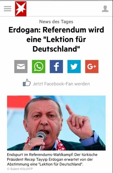 Alman basını Türkiye'deki referandumla yakından ilgili