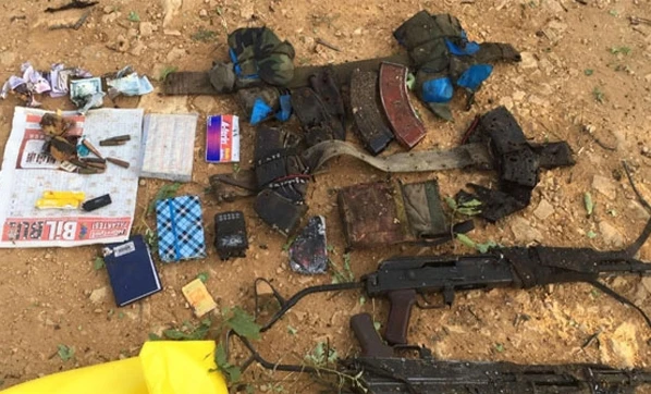 2 terörist ölü olarak ele geçirildi