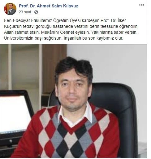 Koronayı yenen ünlü profesör kalbine yenik düştü