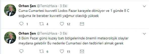 Bugüne dikkat! Beklenen yağmur geldi, sıcaklık düşecek