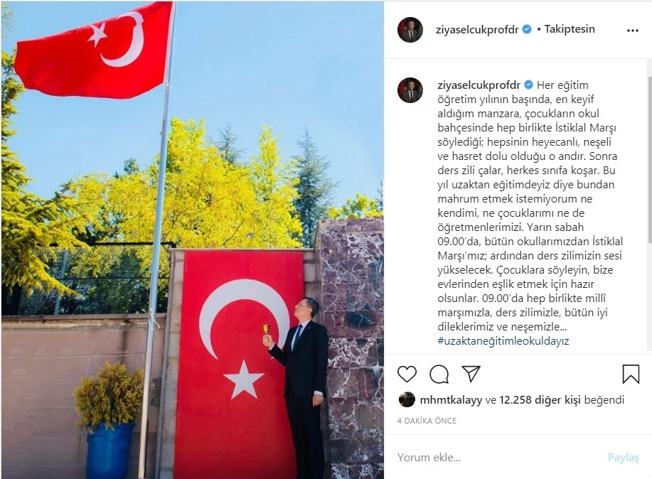 Milli Eğitim Bakanı Ziya Selçuk'tan yeni ders yılı mesajı