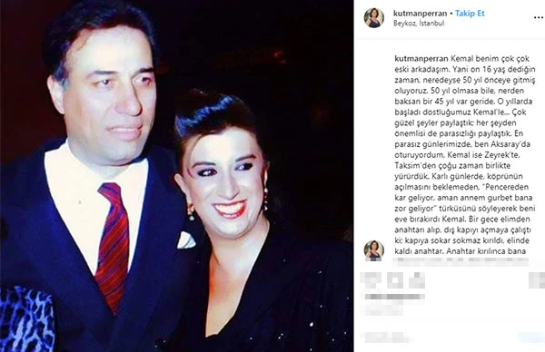Perran Kutman’dan duygulandıran Kemal Sunal paylaşımı