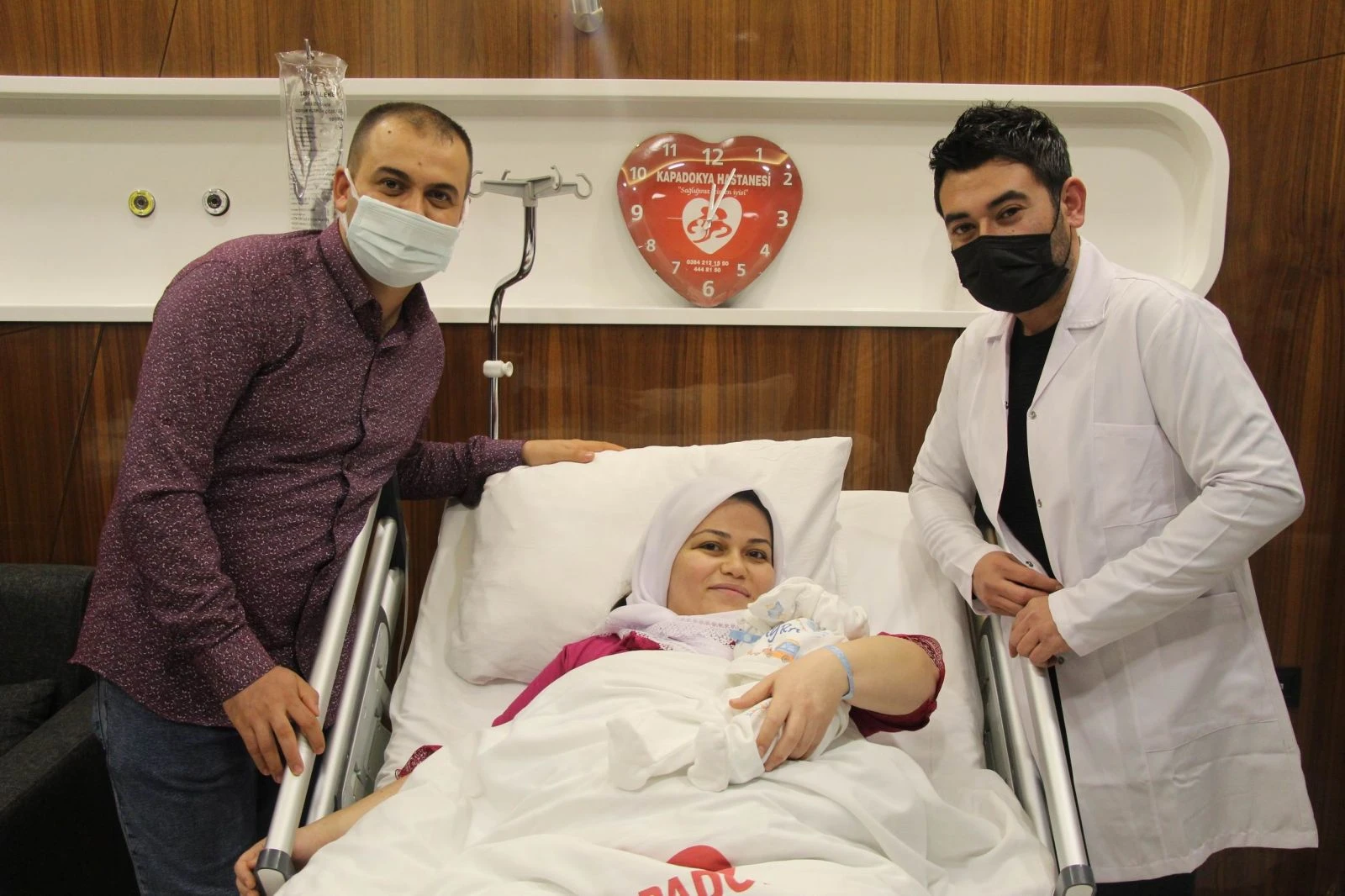 Nevşehir’de yeni yılın ilk bebeği dünyaya geldi