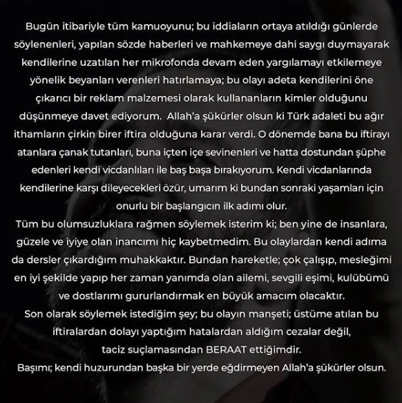 Arda Turan'dan mahkeme kararı sonrası ilk açıklama