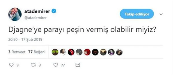 Ata Demirer'den Diagne tweeti!