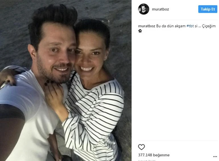 Murat Boz ve Aslı Enver'den beğeni yağmuru alan fotoğraf
