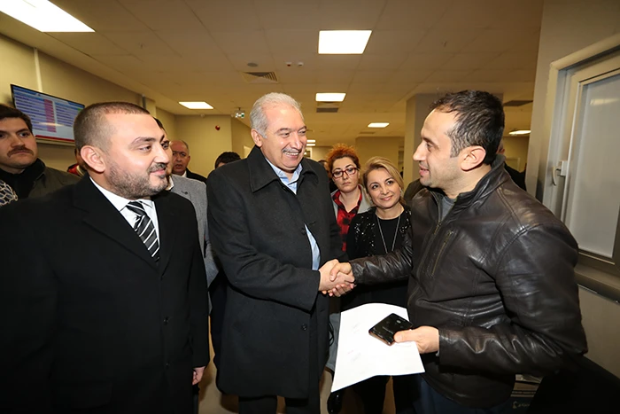 Mevlüt Uysal, yeni yıla Büyükçekmece'de girdi