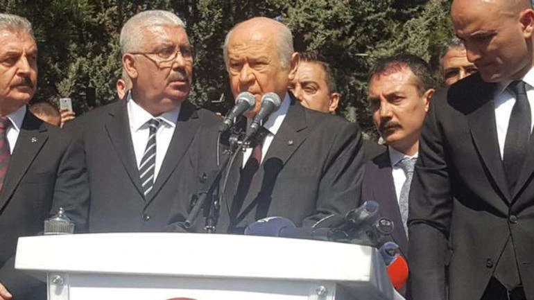 Ankara'da Alparslan Türkeş için anma töreni