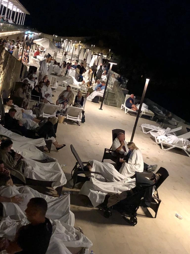 KKTC'de askeri bölgede meydana gelen patlamadan ilk kareler