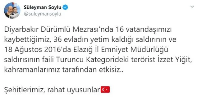 İçişleri Bakanı Süleyman Soylu