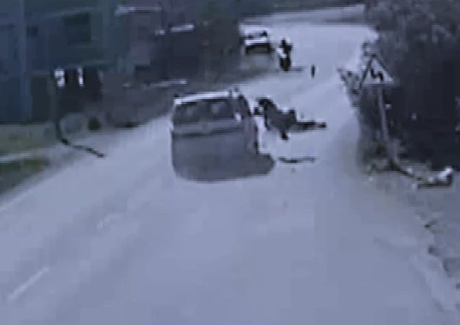 Motosikletliyi metrelerce havaya fırlatan sürücü serbest kaldı