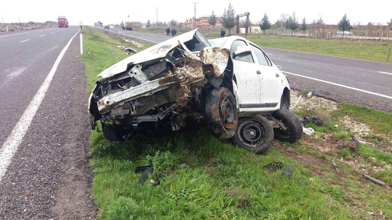 Siverek’te trafik kazasında bir kişi yaralandı