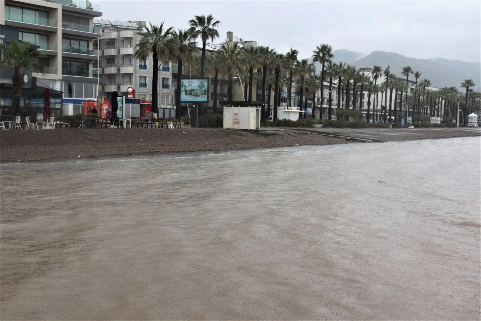 Sahile gidenler şaşkına döndü
