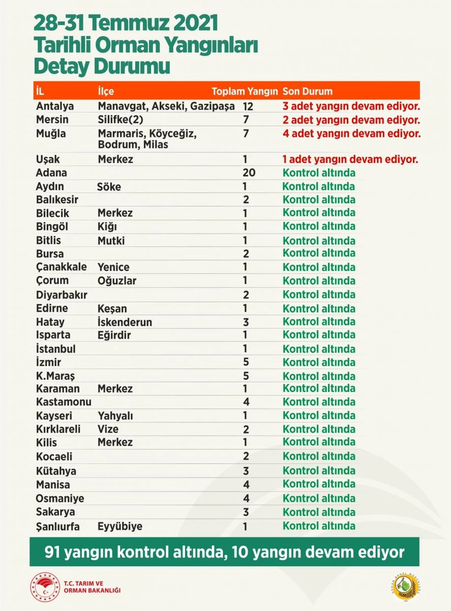 'Yeşil vatan' alevler içinde: Türkiye'deki orman yangınlarında son durum
