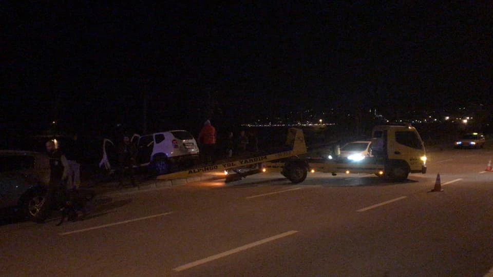 Giresun'da otomobil polislere çarptı: 1 ölü, 1 yaralı