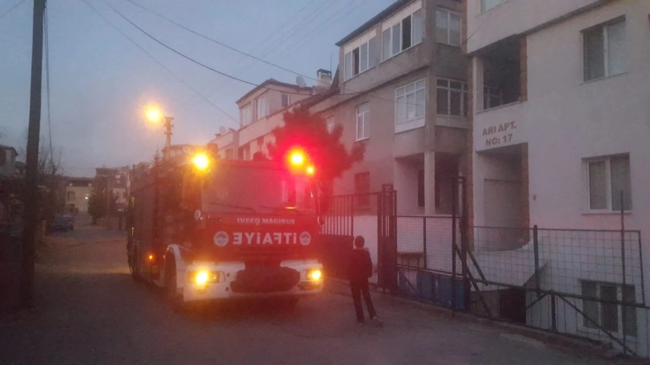 Kayseri'de ev yangını