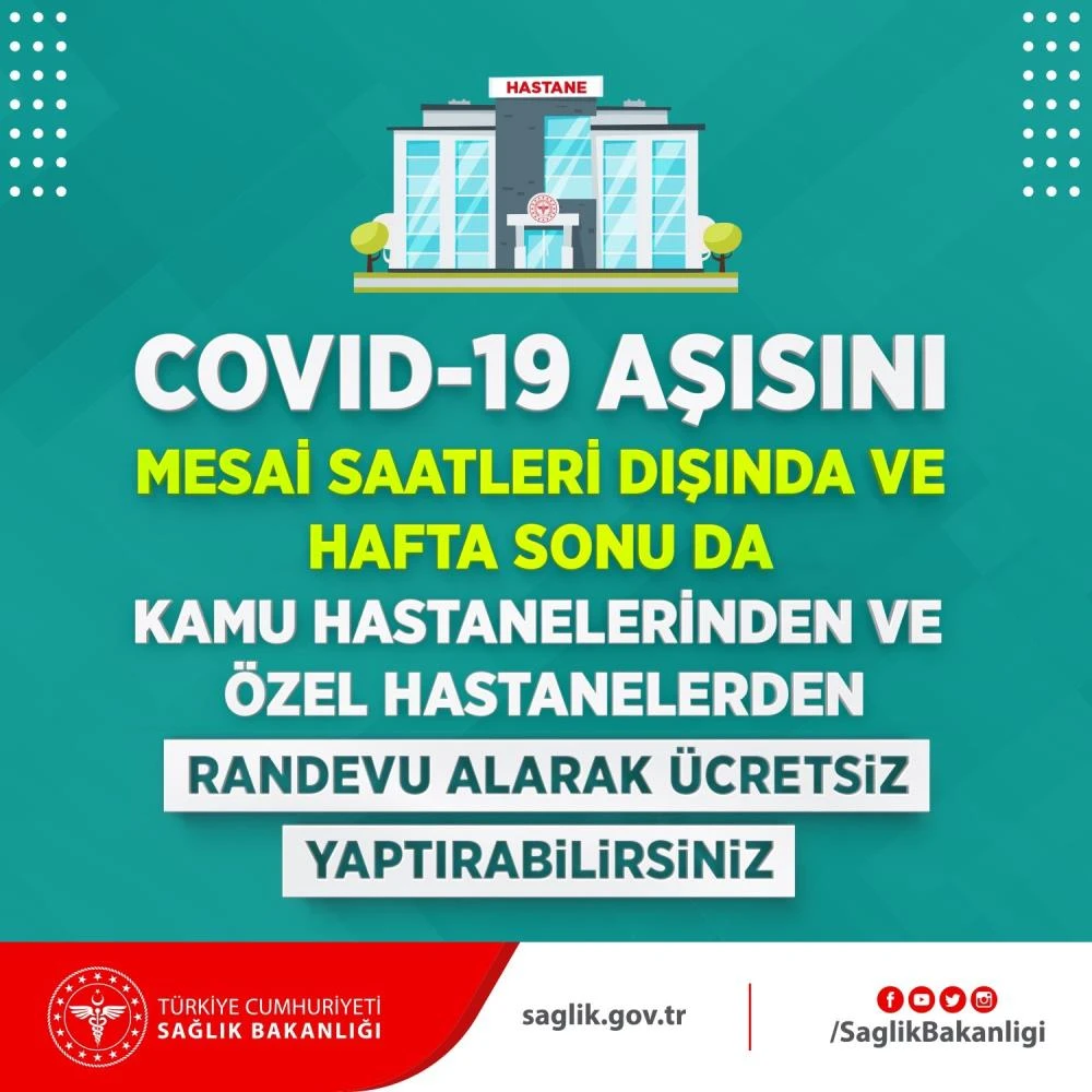 Covid-19 aşısı randevu