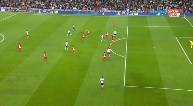 Beşiktaş'ın attığı gol, ofsayt gerekçesiyle sayılmadı