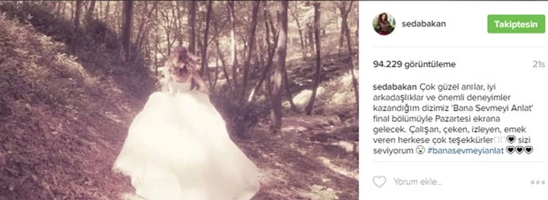 Bana Sevmeyi Anlat dizisi dün akşam final yaptı