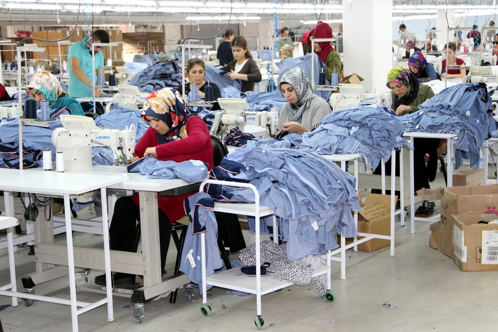 Tokat'tan 33 ülkeye gömlek ihracatı