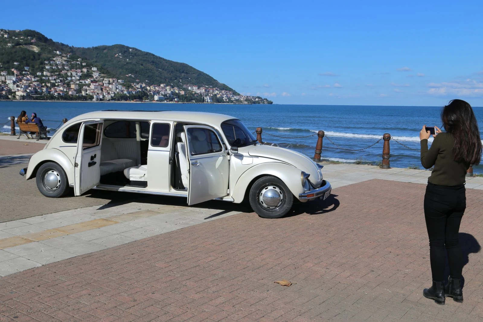 Karadeniz sahillerinde 'vosvos limuzin' keyfi