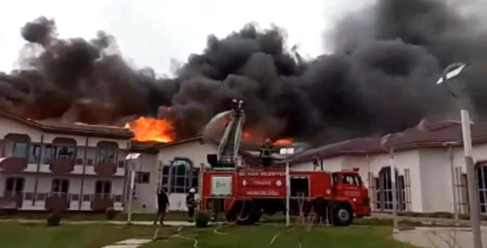 Batman'da korkutan yangın