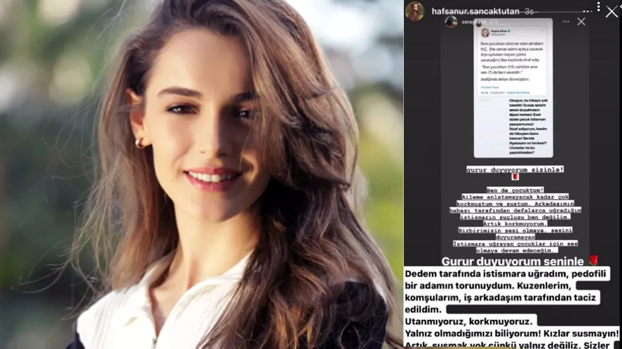 Seray Kaya ve Hafsanur Sancaktutan'dan istismar itirafı