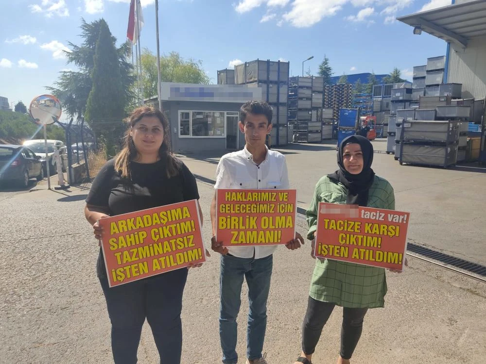 Tacizi yönetime anlattılar, işten atıldılar