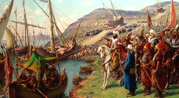 5 Nisan'da Fatih Sultan Mehmet Han'ın donanması İstanbul'a girdi