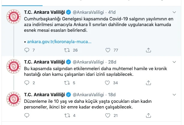 Ankara Valiliği 'kamuda esnek mesai' esaslarını belirledi