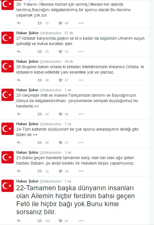 FETÖ'cü Hakan Şükür geri adım attı