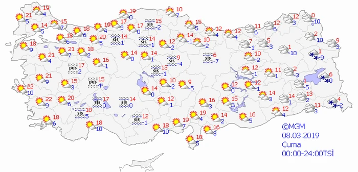 Meteoroloji'den hafta sonu için hava durumu tahmini: Sıcaklıklar artacak