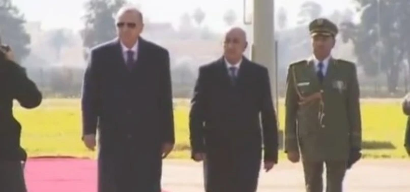 Cumhurbaşkanı Erdoğan Cezayir'e gitti