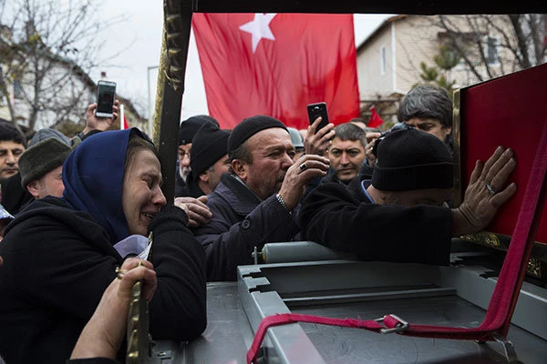Zeytin Dalı harekatının ilk şehidi Musa Özalkan son yolculuğuna uğurlandı