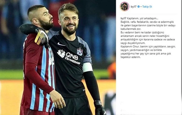 Burak yılmaz duyurdu: Onur kıvrak futbolu bıraktı