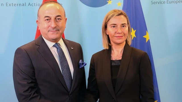 Mevlüt Çavuşoğlu ve Federica Mogherini