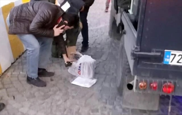 Batman Valiliği yakınlarında hareketli dakikalar