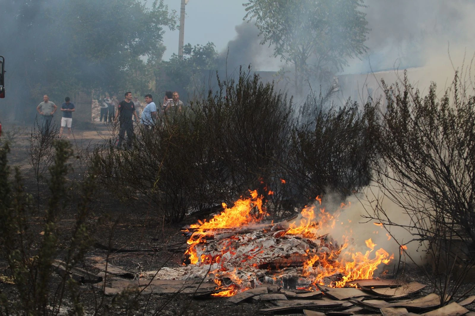 Antalya’da ormanlık alanda çıkan yangın korkuttu