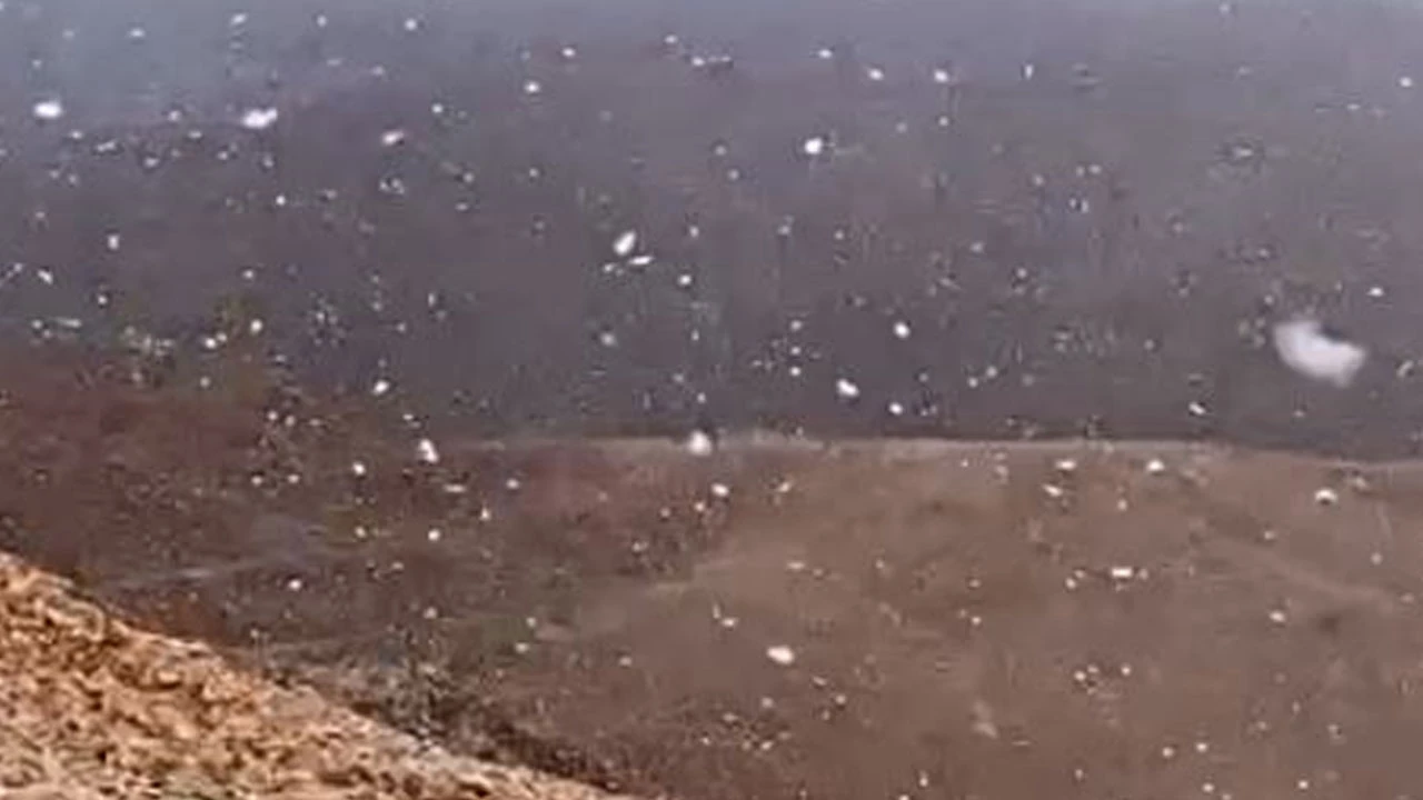 Mevsimin ilk karı vatandaşları sevince boğdu