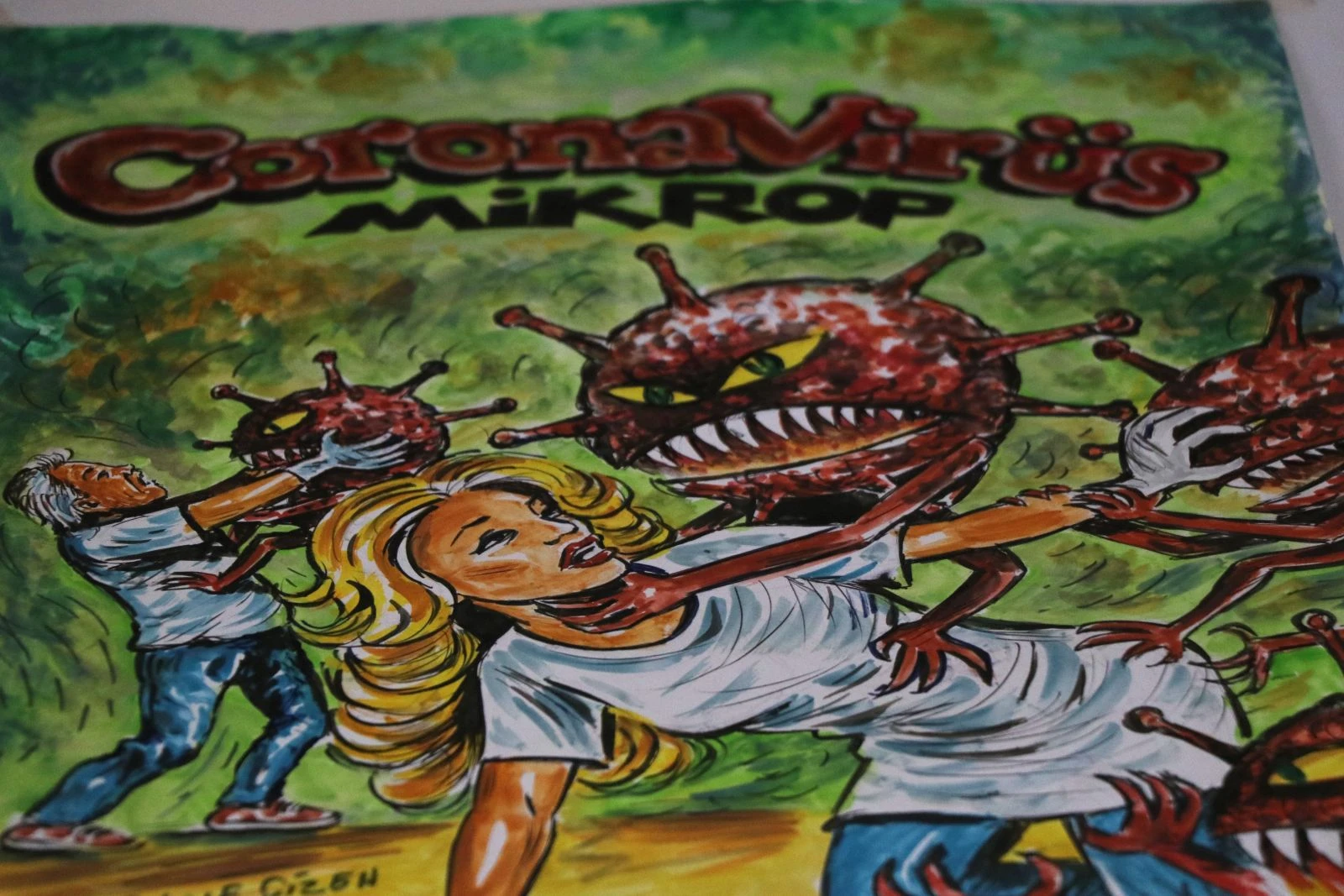 'Koronavirüs' çizgi roman oldu