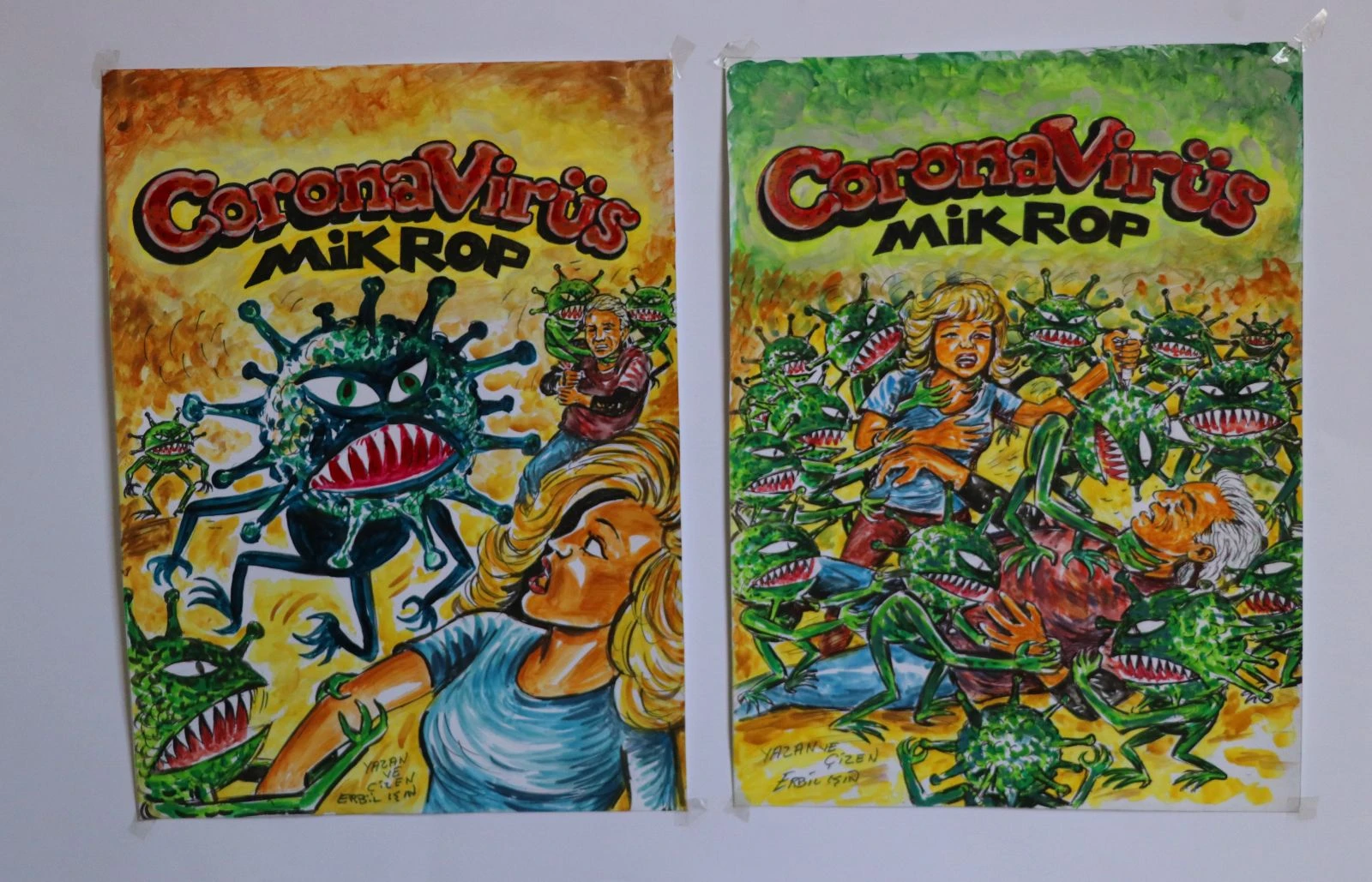 'Koronavirüs' çizgi roman oldu