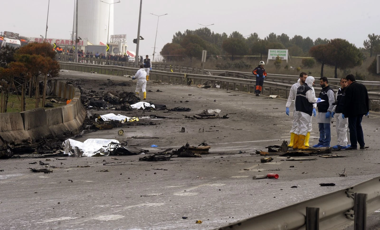 Eczacıbaşı'ndan düşen helikopterle ilgili açıklama