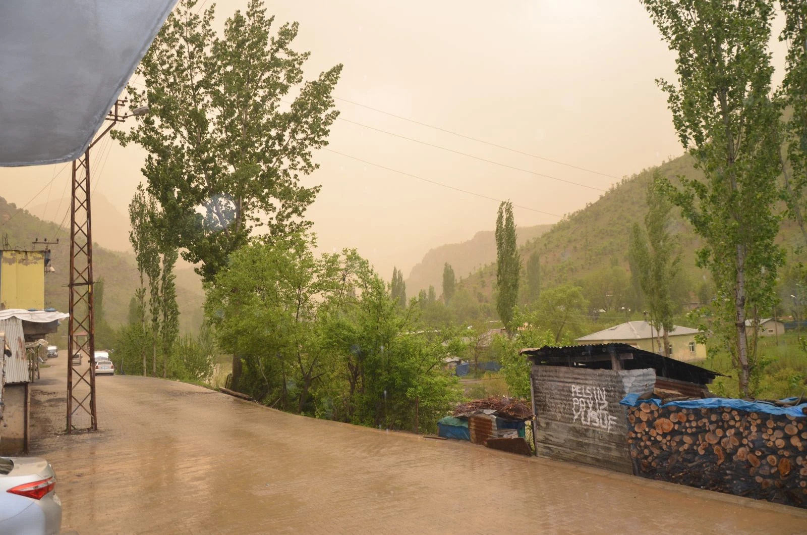 Şırnak Beytüşşebap çamur yağışı