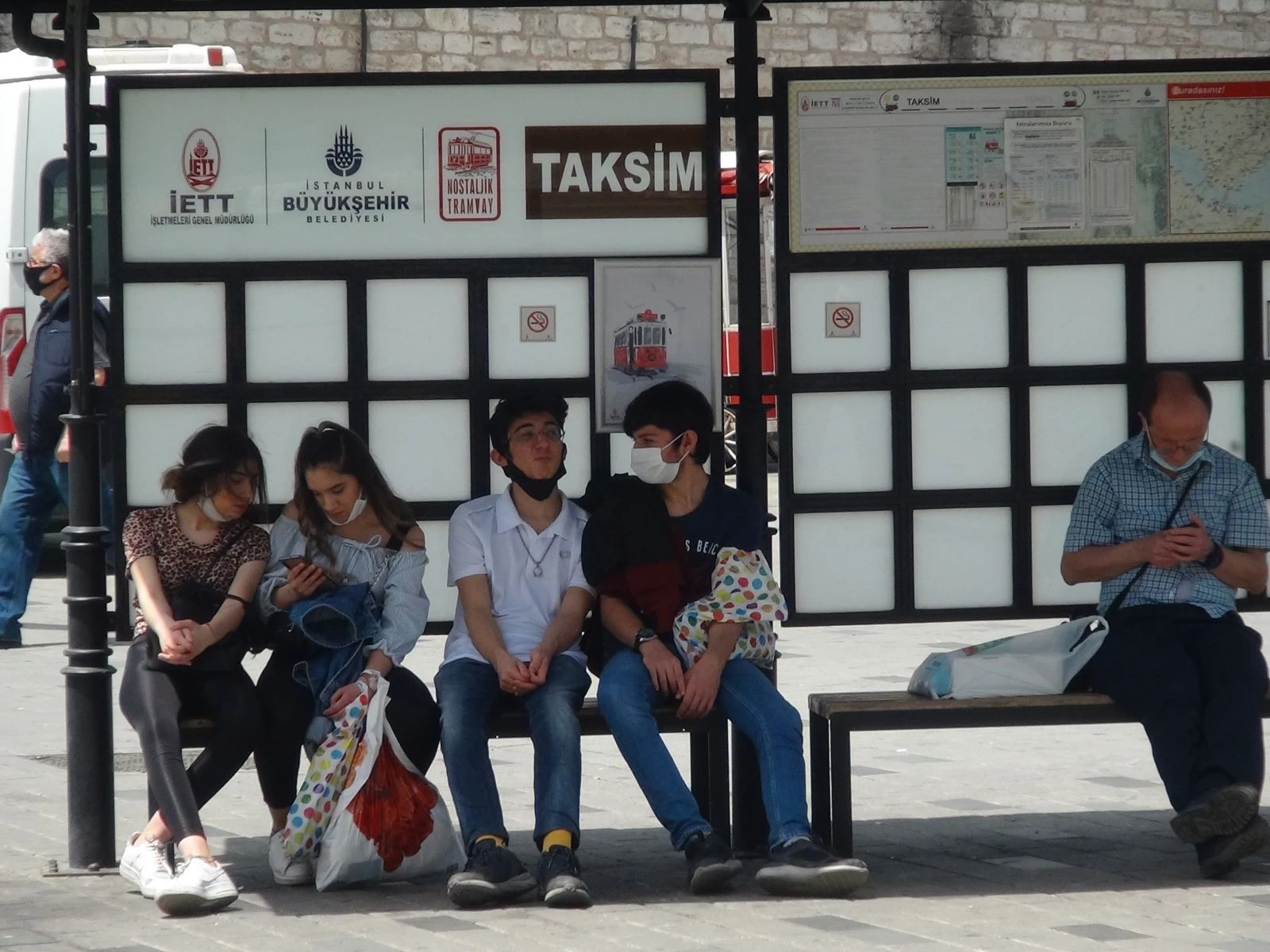 İstiklal Caddesi’nde faciadan dönüldü
