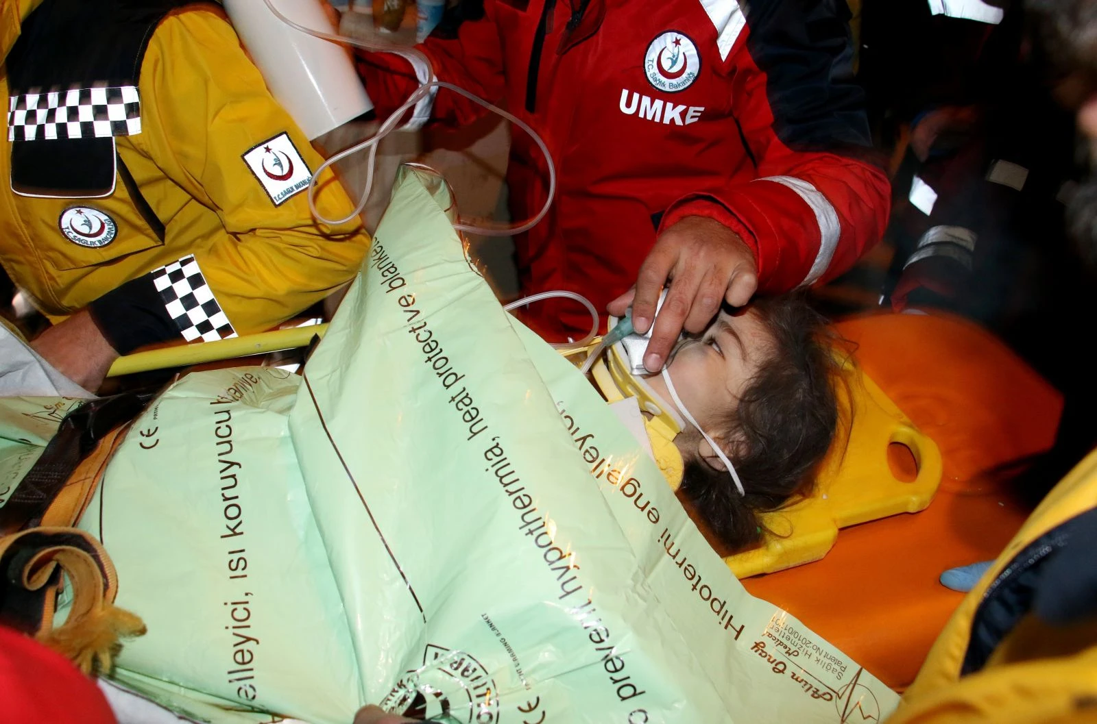 Yüsra bebek ve annesi taburcu oldu