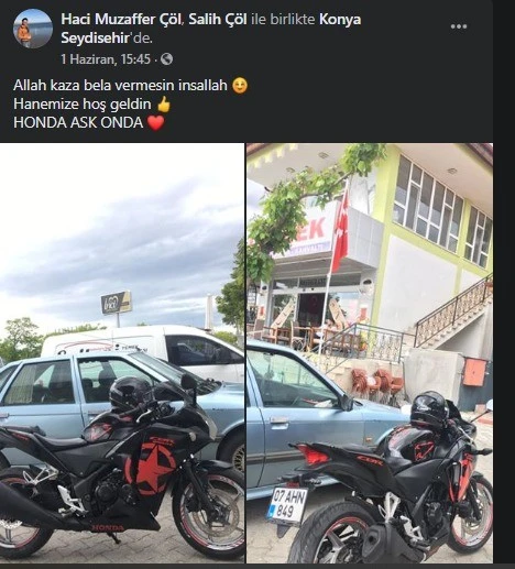 3 gün önce aldığı motosikletle traktörün altında kaldı