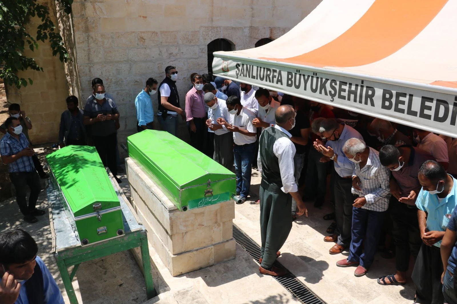 Kızılırmak'ta boğulan 3 çocuğun cenazeleri defnedildi