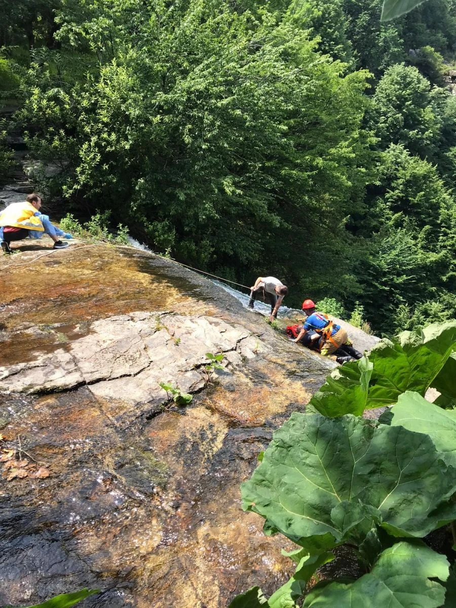 Suuçtu Şelalesi'nde kurtarma operasyonu
