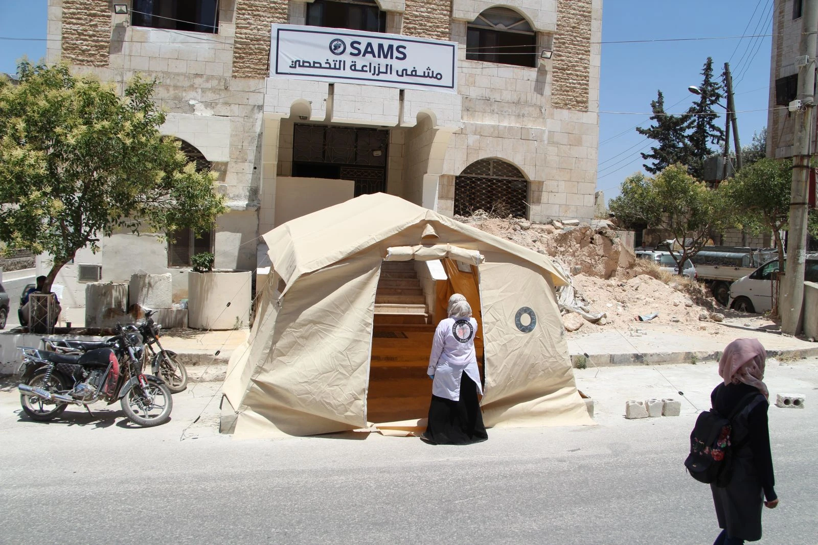 İdlib’e pandemi hastanesi kuruldu