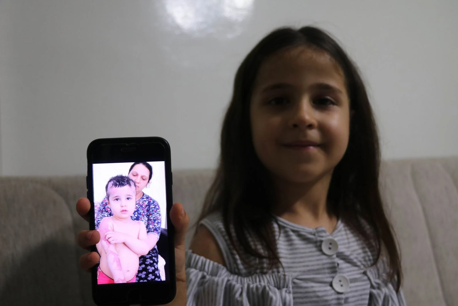 Minik Miray'ın yürek burkan görüntüsünden eser kalmadı